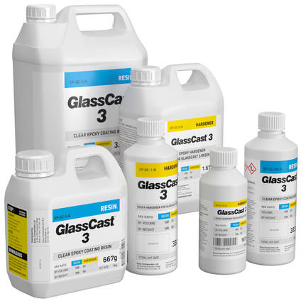 GlassCast 3 Clear Epoxy Coating Resin